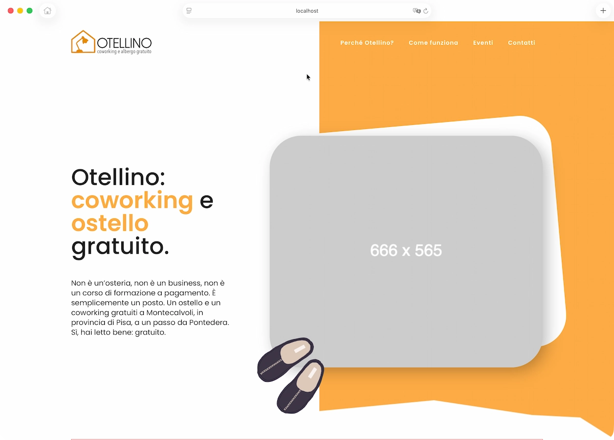 Home page del sito Otellino.it